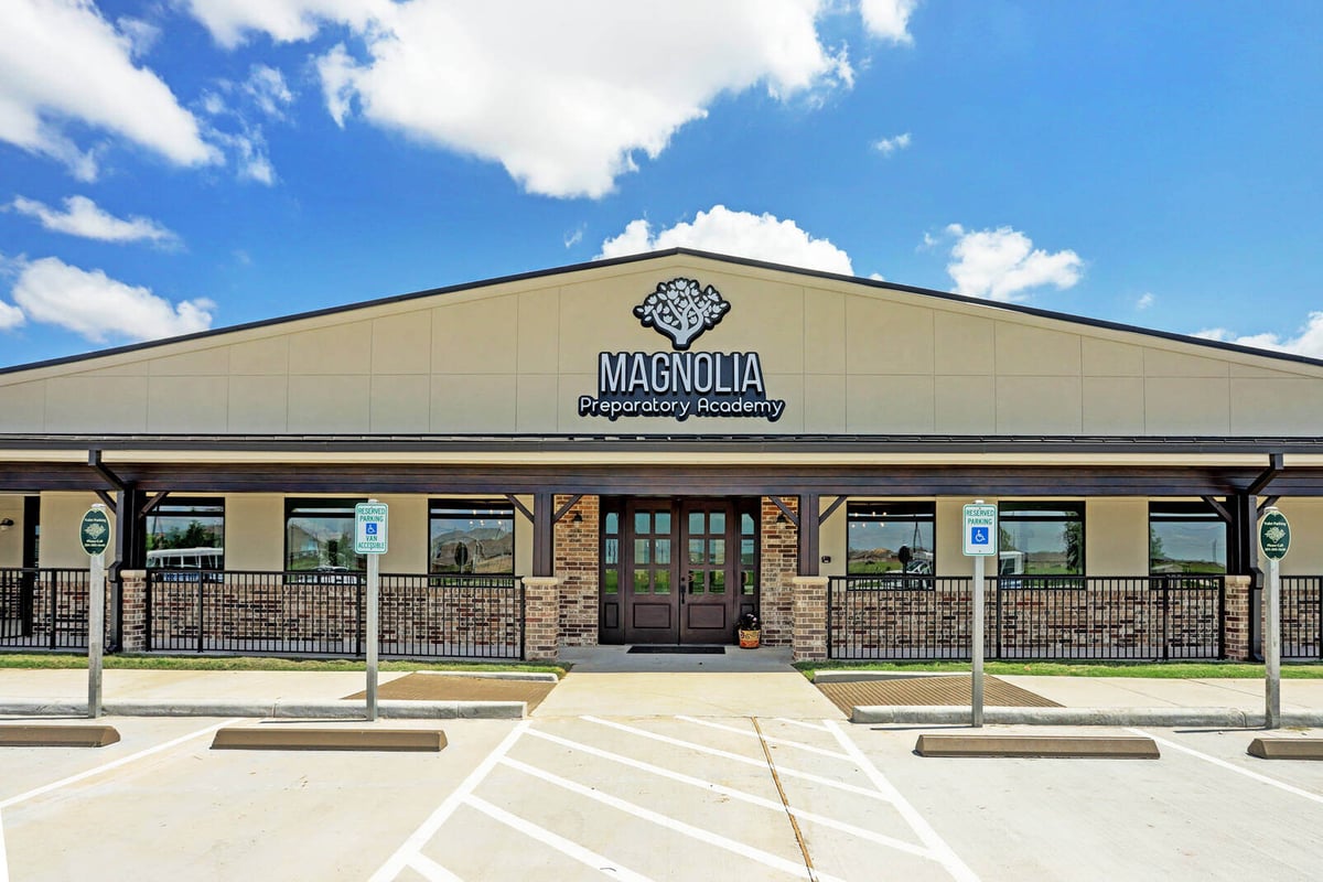 Front view of the renovated commercial building by GSD Construction in Houston, TX